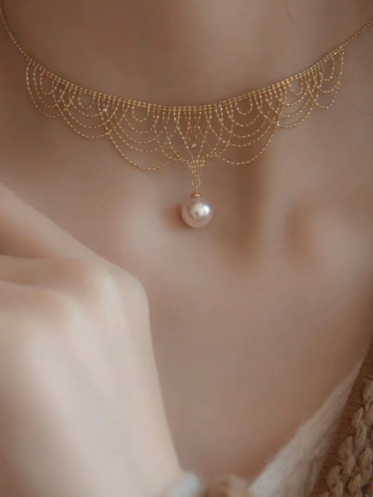 Колие Amelia | 24k златно покритие