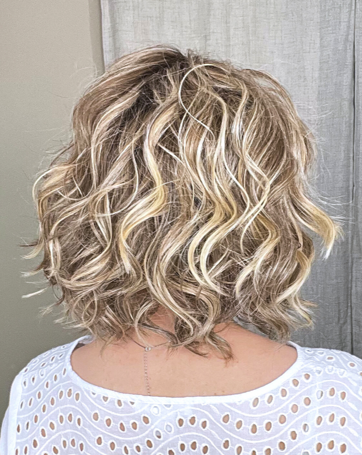 Super temperament wave permanent wig