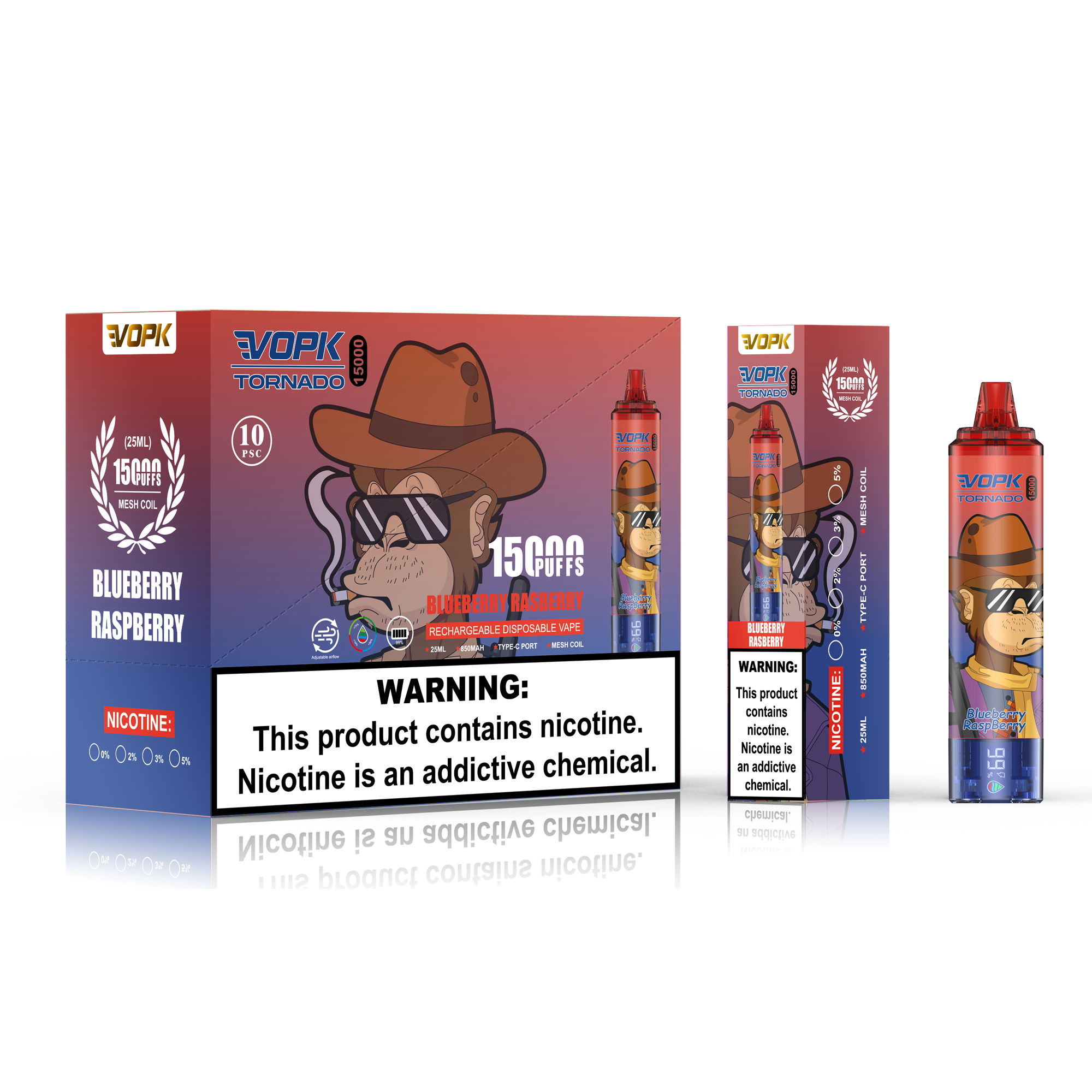VOPK Tornado 15000 15K Puffs Disposable Vape Pen