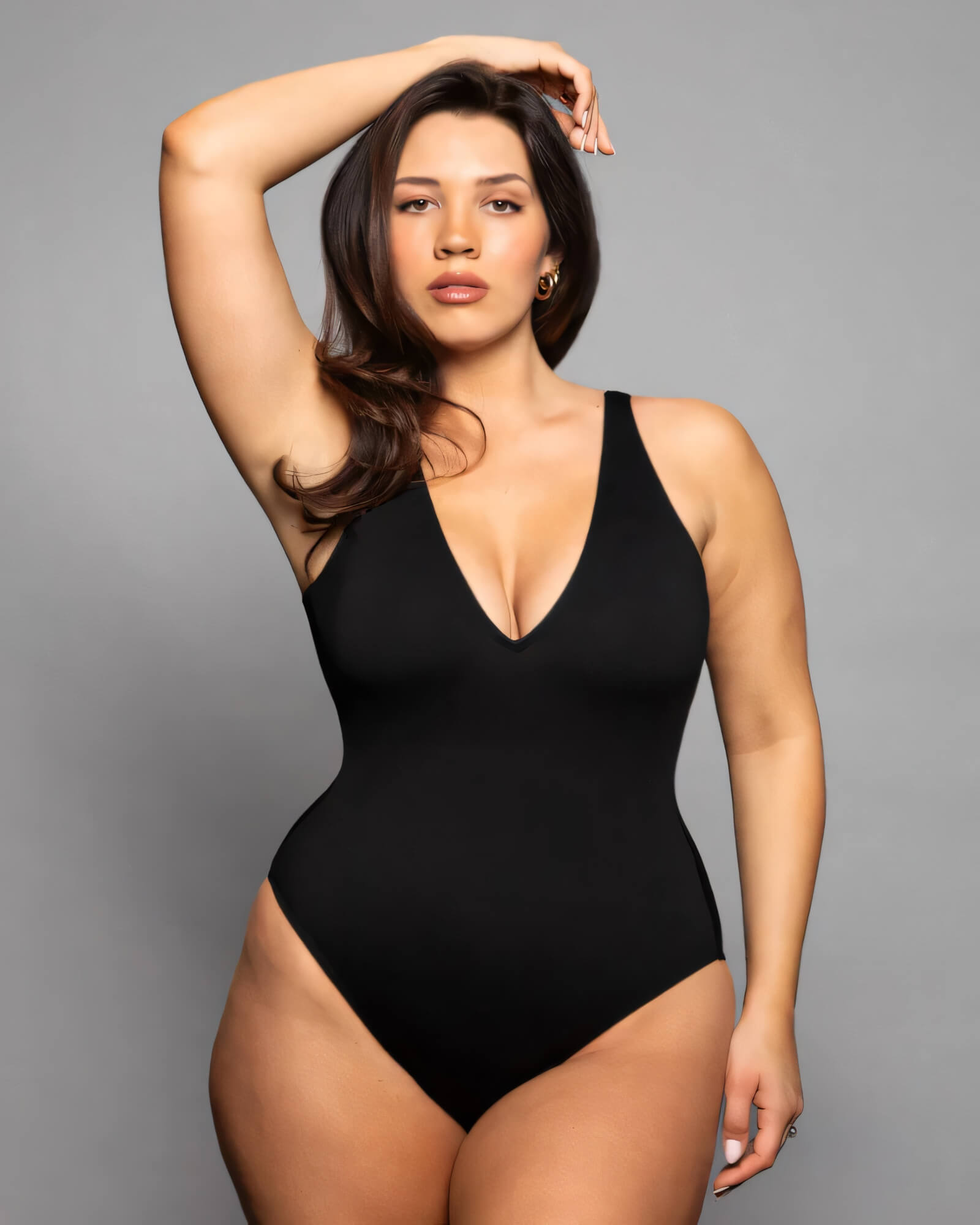 Marjorie swimsuit with integrated corset