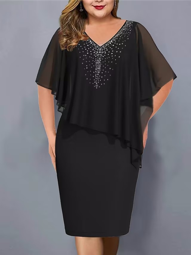 🔥🔥【P-5XL】Novos vestidos envolventes de chiffon para o verão de 2025