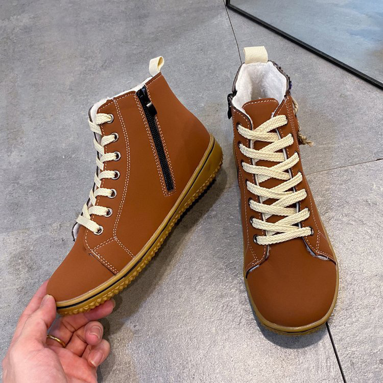 2024 Novo inverno Botas de algodão Sapatos de algodão para mulher
