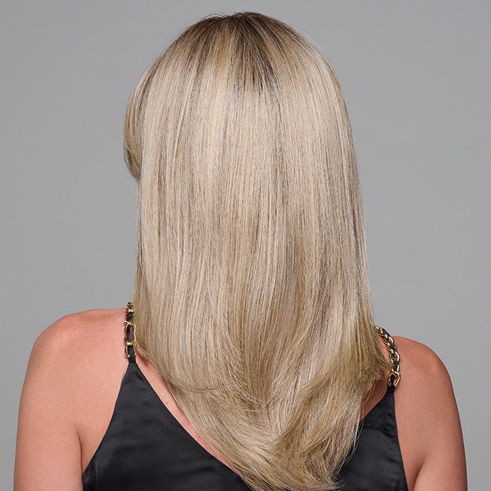 Advanced layered medium-length straight hair