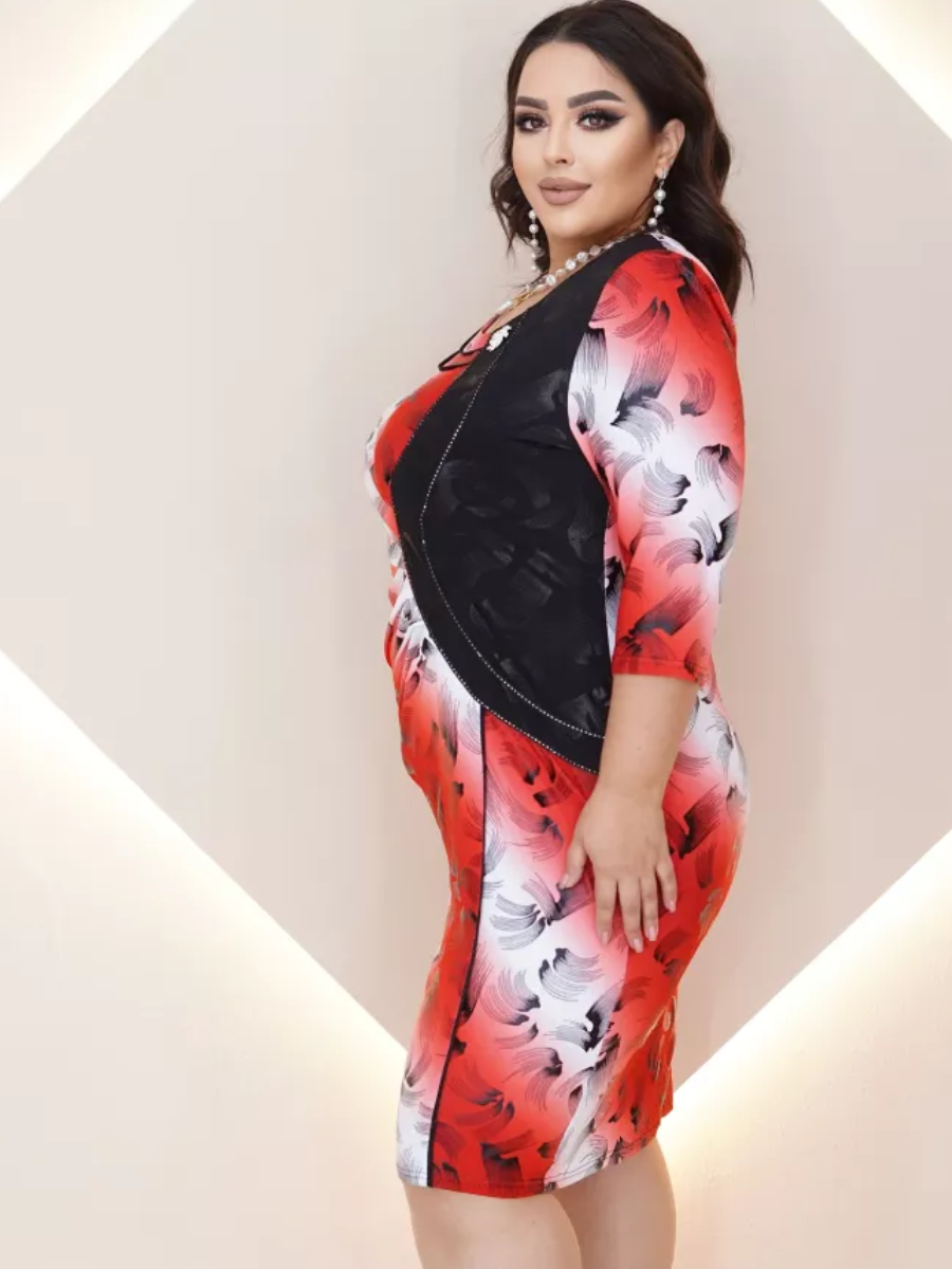 👗💥【S-5XL】 2025. gads jauna eleganta gradienta kleita