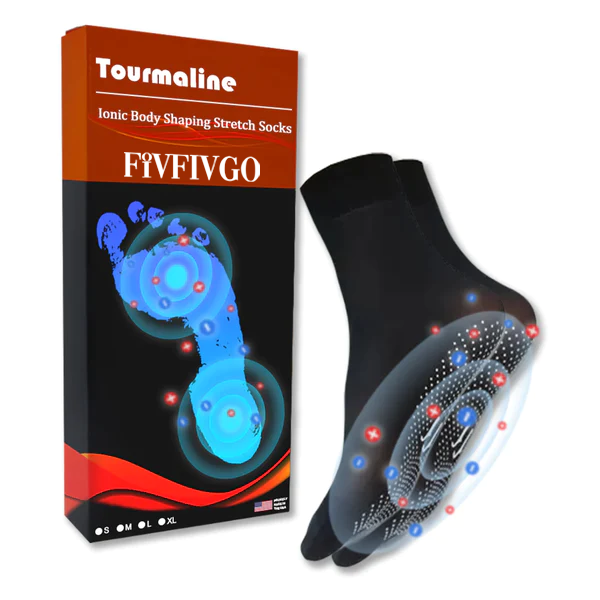 КОМПРЕСИОННИ ЧОРАПИ С ЙОНЕН ТУРМАЛИН FIVFIVGO™