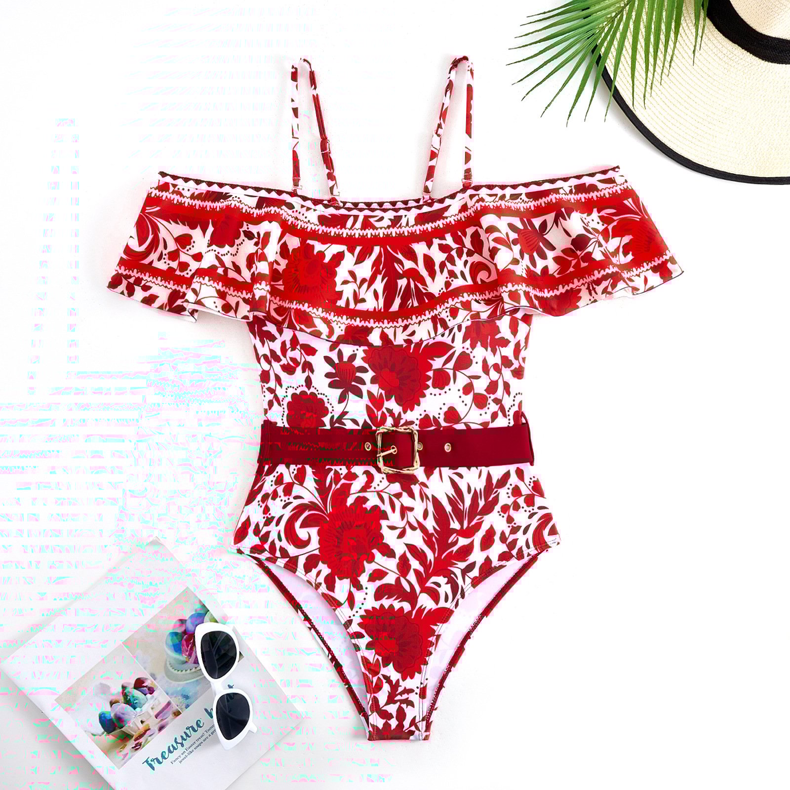 2025 New ✨ Retro printed Swimsuit Set 👙