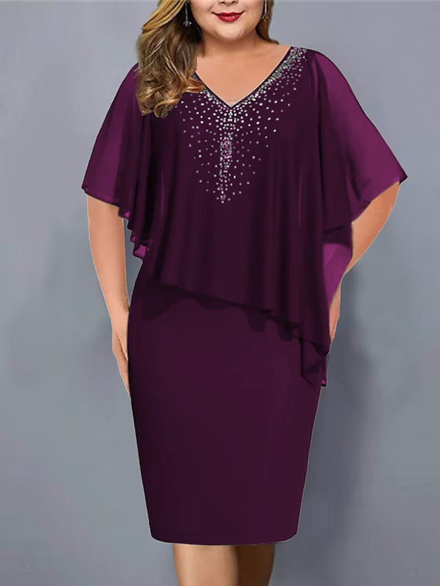 🔥🔥【P-5XL】Novos vestidos envolventes de chiffon para o verão de 2025