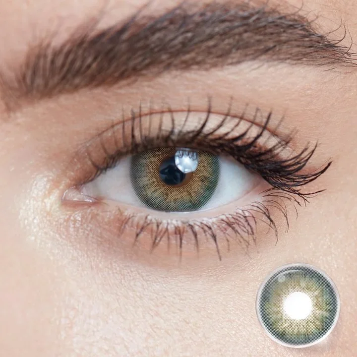 🔥 Buy one get one free ⌛ Emerald Green / Lilac Purple / Barbie Grey / Diva Green（DIA : 14.2mm；G.DIA : 13.5mm；BC : 8.7mm） | 6 Months, 2 pcs