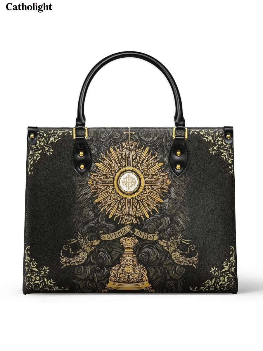 Catholight  The Corpus Christi Elegance Leather Bag