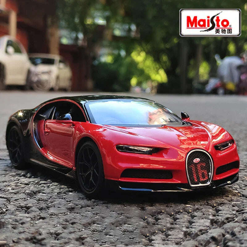 Храна 1:24 Bugatti Chiron Divo Supercar Diecast Модел