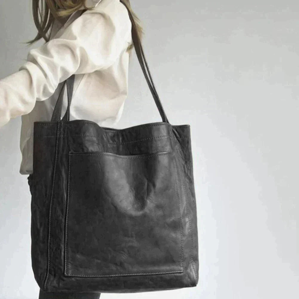 Elegant leather women's handbag