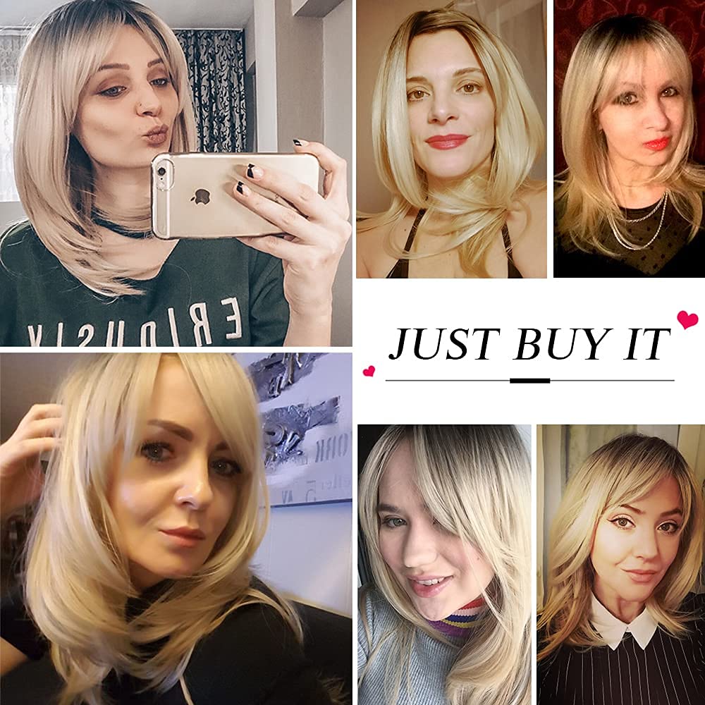 Synthetic Long Wigs  Hair with Bangs for Daily Use