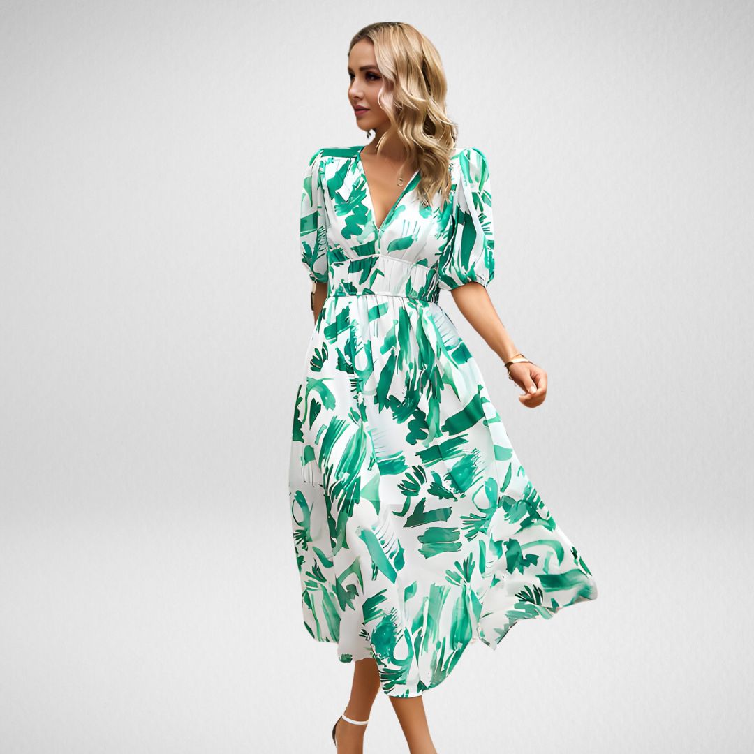 😍 Bold Garden Dress 🌼