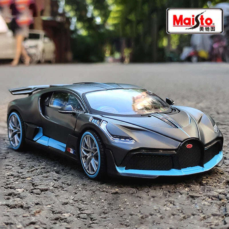 Храна 1:24 Bugatti Chiron Divo Supercar Diecast Модел