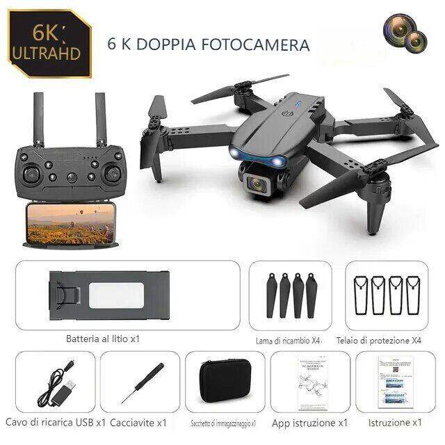⚡ Najnoviji 6K UHD dron s dvostrukom kamerom ⚡
