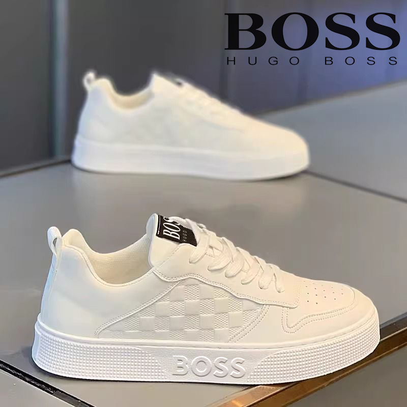 【BOSS®】Légáteresztő bőrcipő szabadidőhöz