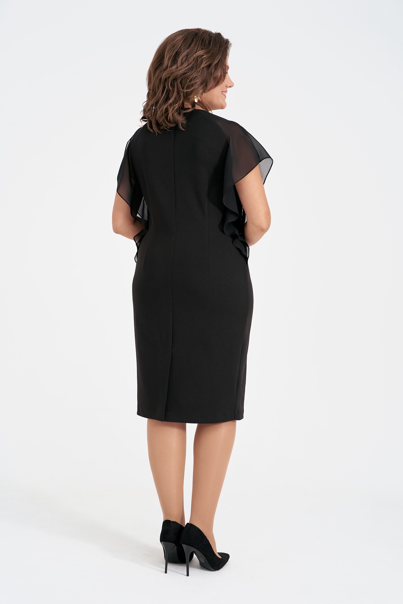 😘💃Išpardavimas – 49 % nuolaida💕【S-5XL】Elegantiška ir aukštos kokybės šifono suknelė moterims🌷💃