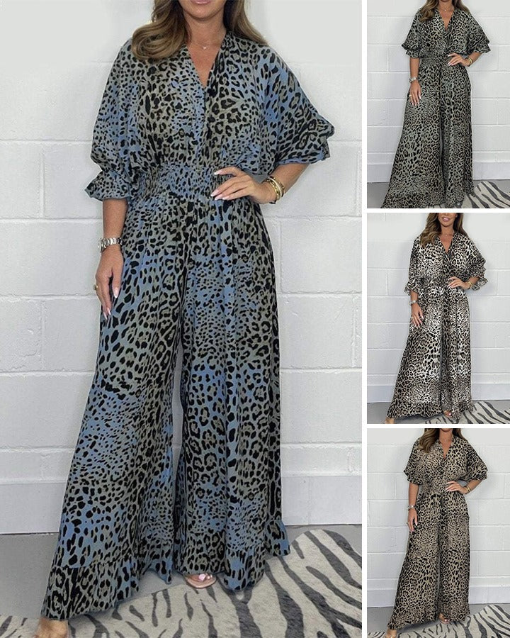 💕Leopard print leopard pamučni kombinezon✨
