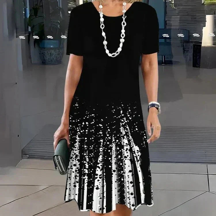【S-3XL】👗Dámské barevné skládané šaty