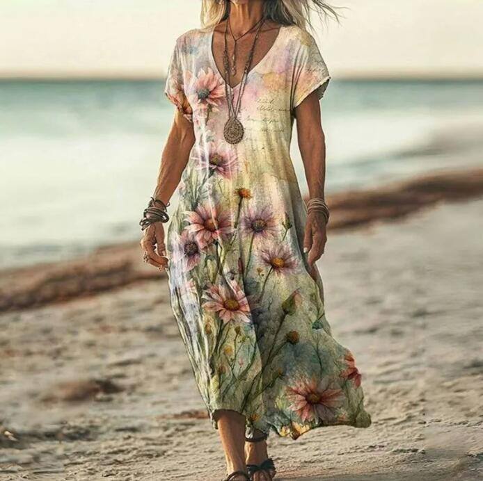 Vestido floral vintage