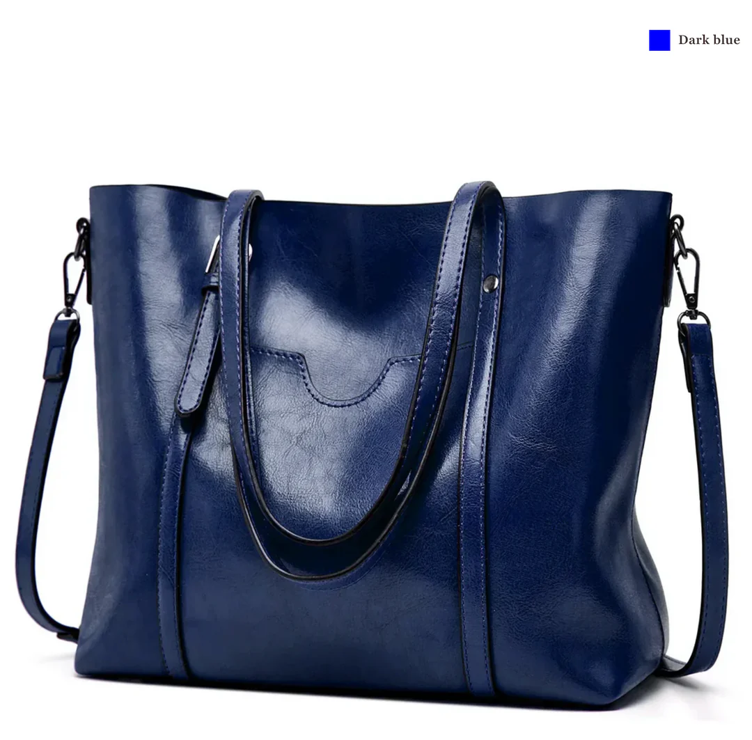 Bolsa de couro feita à mão