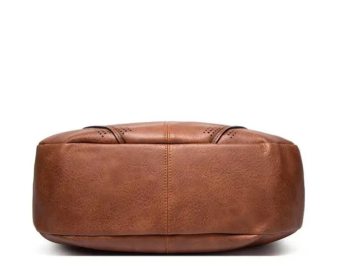 Bolsa de couro feita à mão