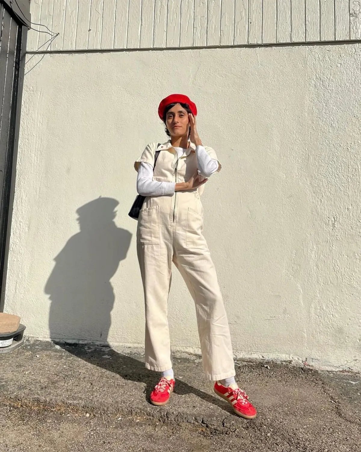 CROPPED UTILITY JUMPSUIT