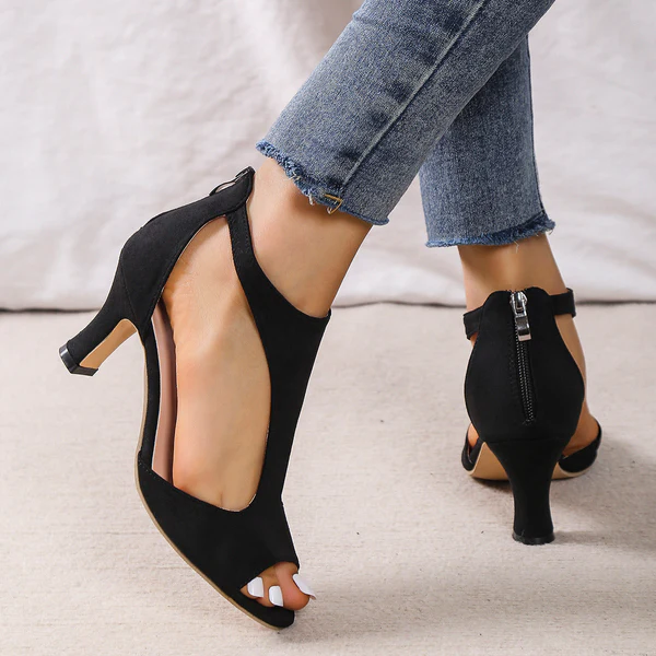 👡Novos saltos altos romanos femininos da moda 2025