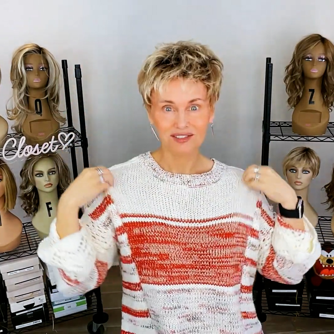 Champagne short hair