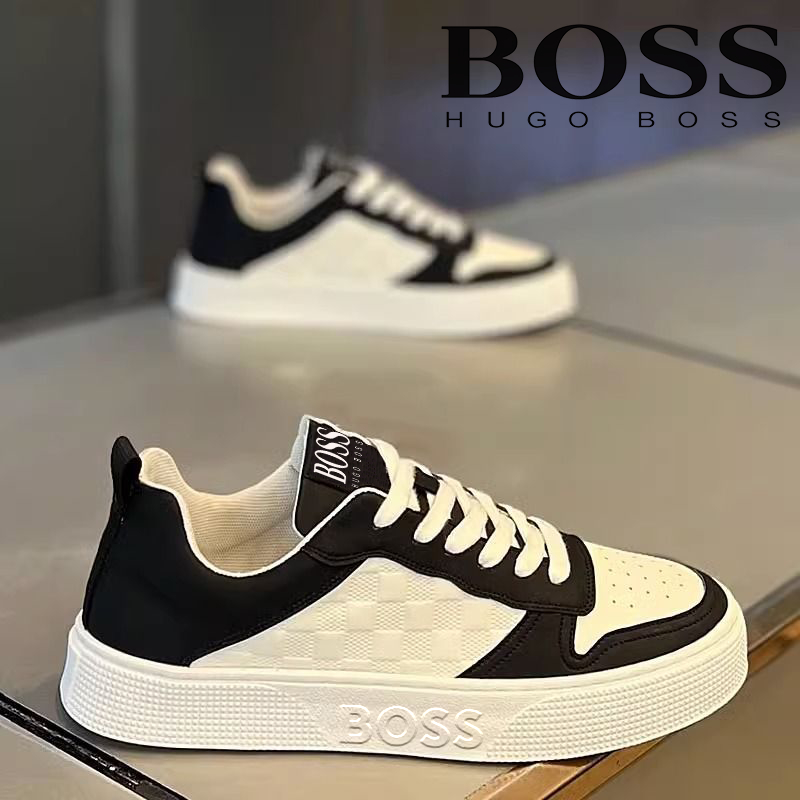 【BOSS®】Légáteresztő bőrcipő szabadidőhöz