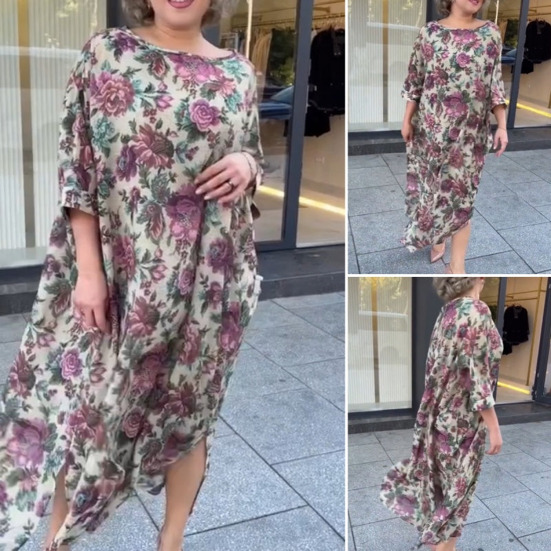 🌸Elegantiška gėlėta suknelė moterims