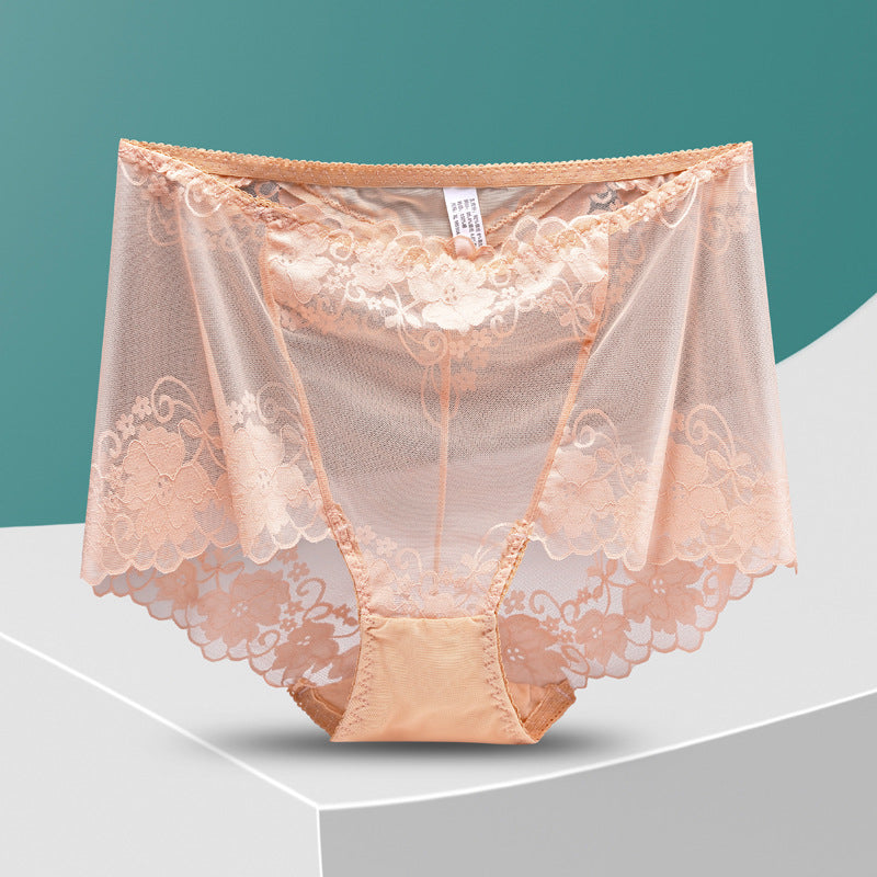 💝Calcinhas femininas feitas à mão em renda de seda