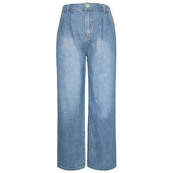 Amaya - Retro Flared Denim Trousers