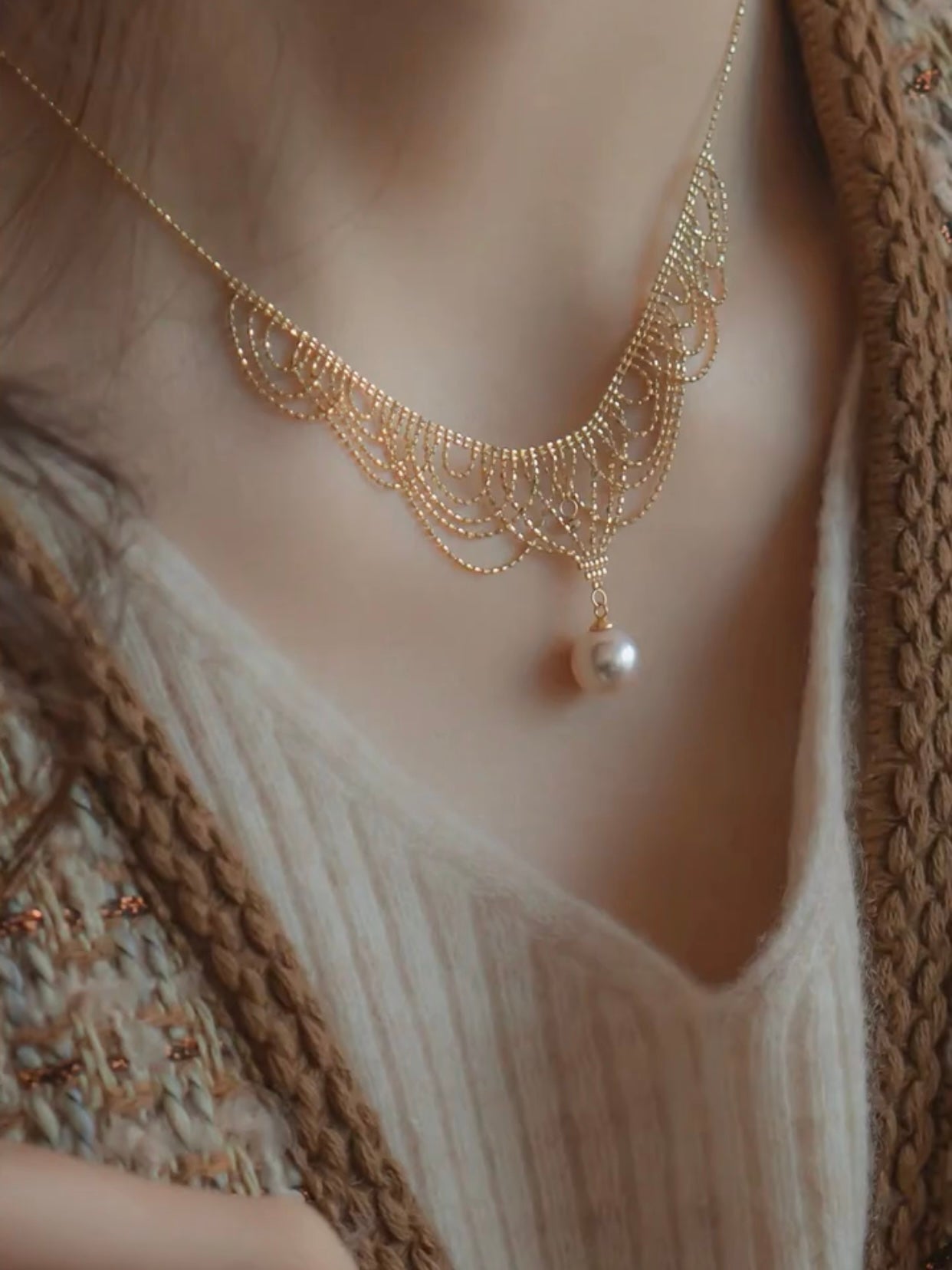 Колие Amelia | 24k златно покритие
