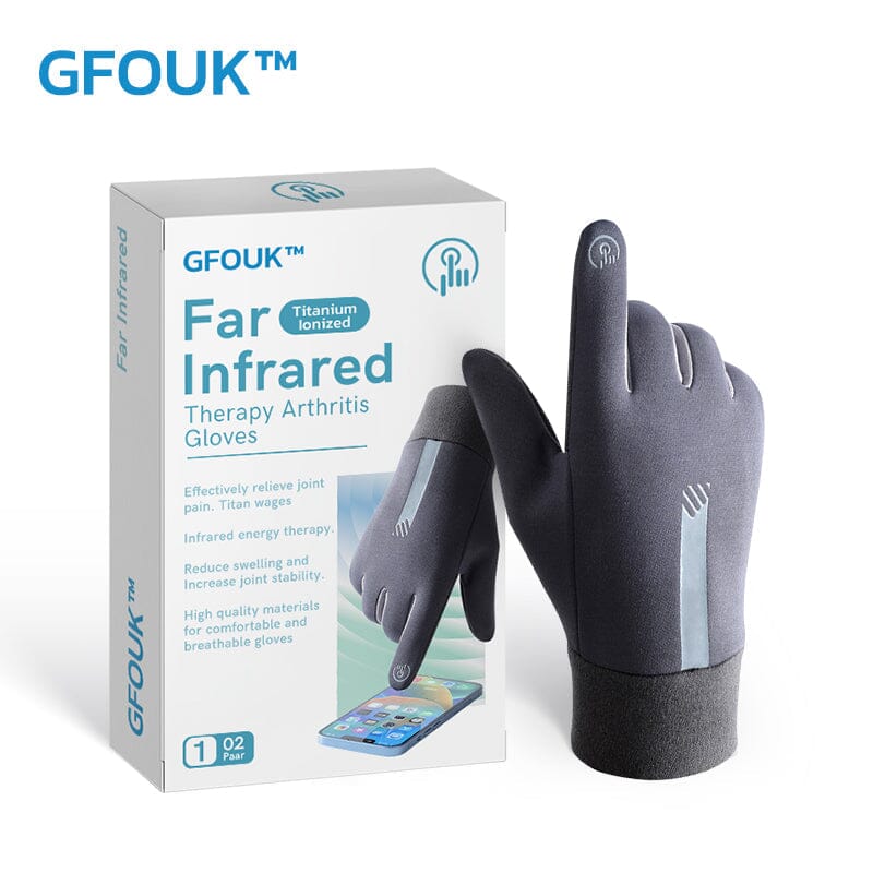 GFOUK™ ТИТАНИЕВИ ЙОНИЗИРАНИ ДАЛЕЧНИ ИНФРАЧЕРВЕНИ ТЕРАПЕВТИЧНИ РЪКАВИЦИ ЗА АРТРИТ