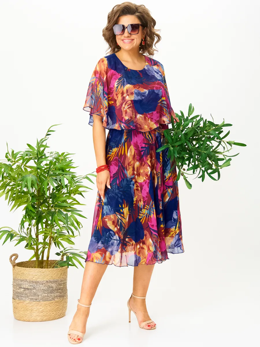 😎💃New products for summer💥[S-5XL]Loose chiffon dress in large size | Comfortable and airy, perfect for summer