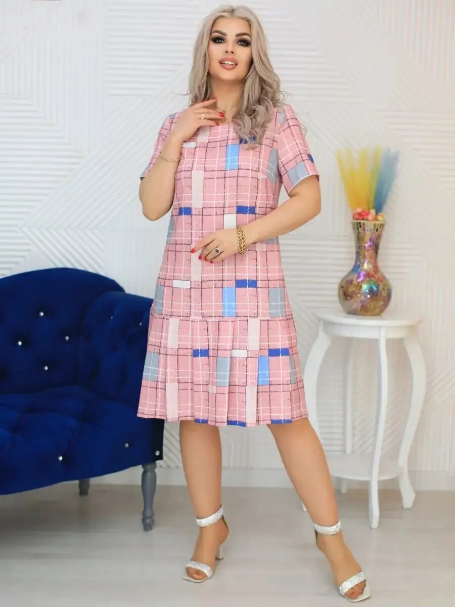 💕【S-5XL】 2025 m. temperamento languota suknelė