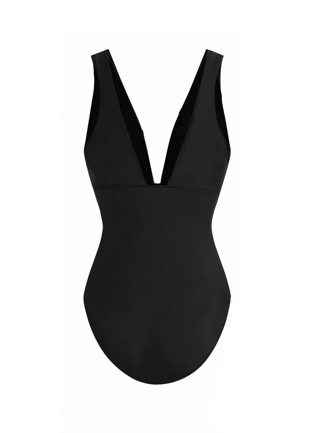 🎀 One-piece V-neck floral print beach swimsuit