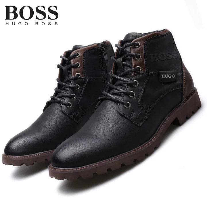 BOSS®2023 férfi puha bőrcipő