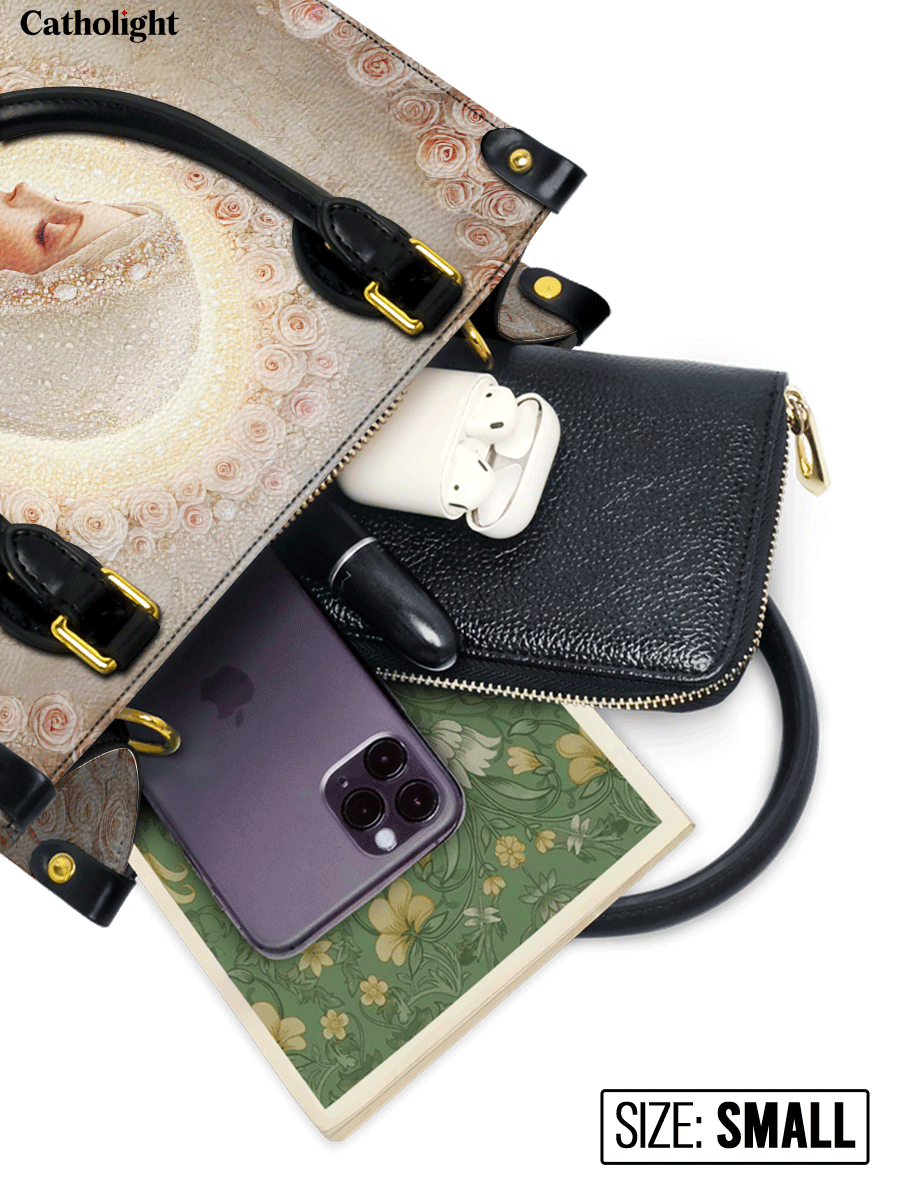 Catholight  Rose Halo Devotion Leather Bag