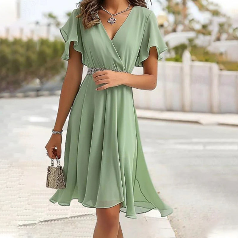 🌷【S-2XL】Gėlėta suknelė su pažymėtu liemeniu