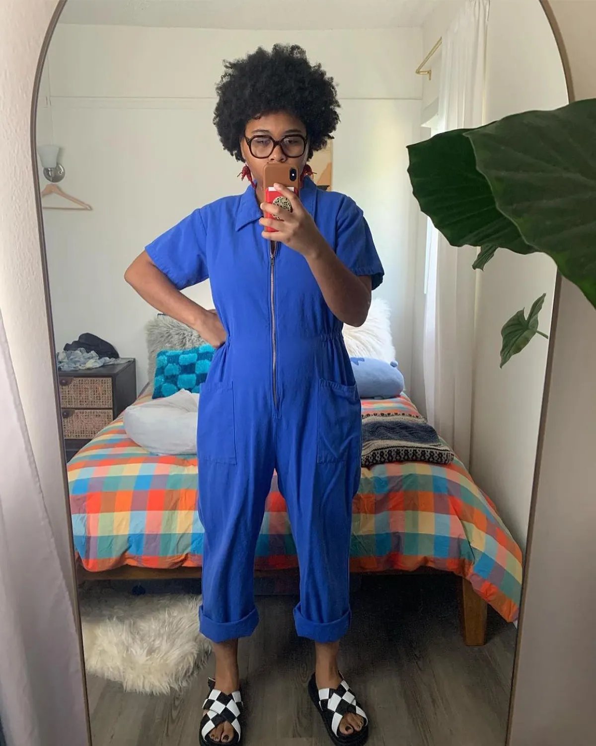 CROPPED UTILITY JUMPSUIT