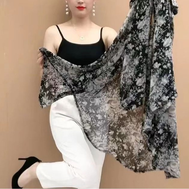 🔥Promozione estiva🔥Maglione da donna in chiffon sottile e di media lunghezza