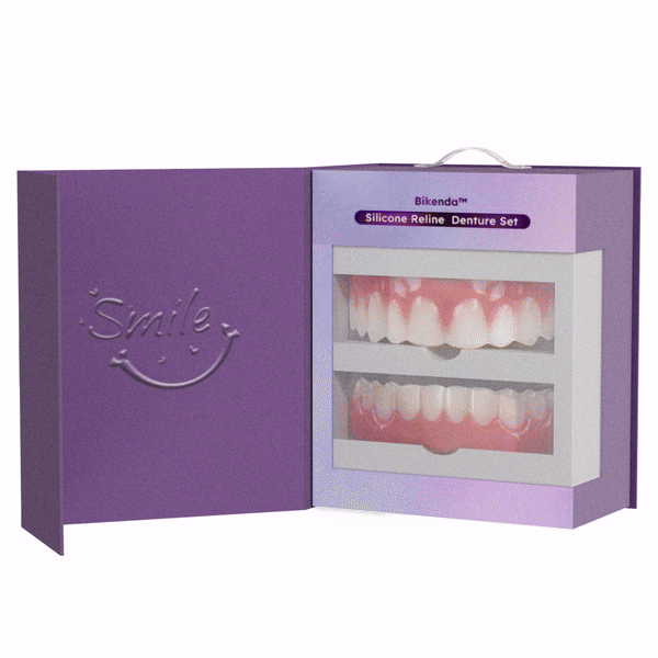 ✅Loja oficial | Conjunto de próteses de silicone Bikenda™ Reline 🧑🏼‍⚕️Recomendação da British Dental Association (BDA)