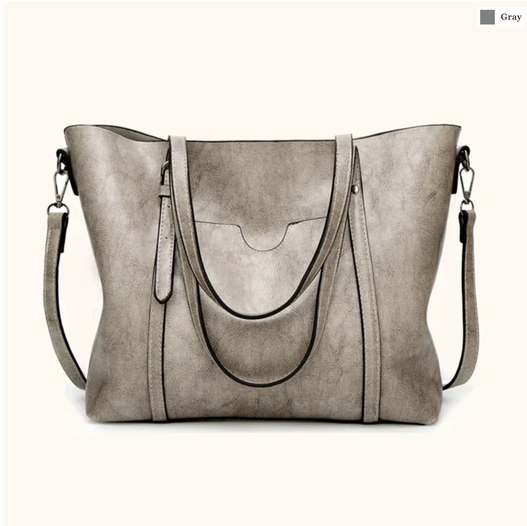 Bolsa de couro feita à mão