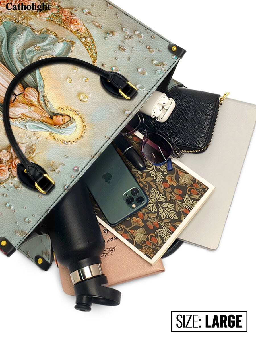 Catholight  The Crescent of Serenity Leather Bag