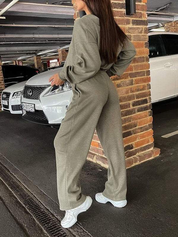 Abito da pantaloni sportivi cardigan con giacca comoda nuova autunno 2024