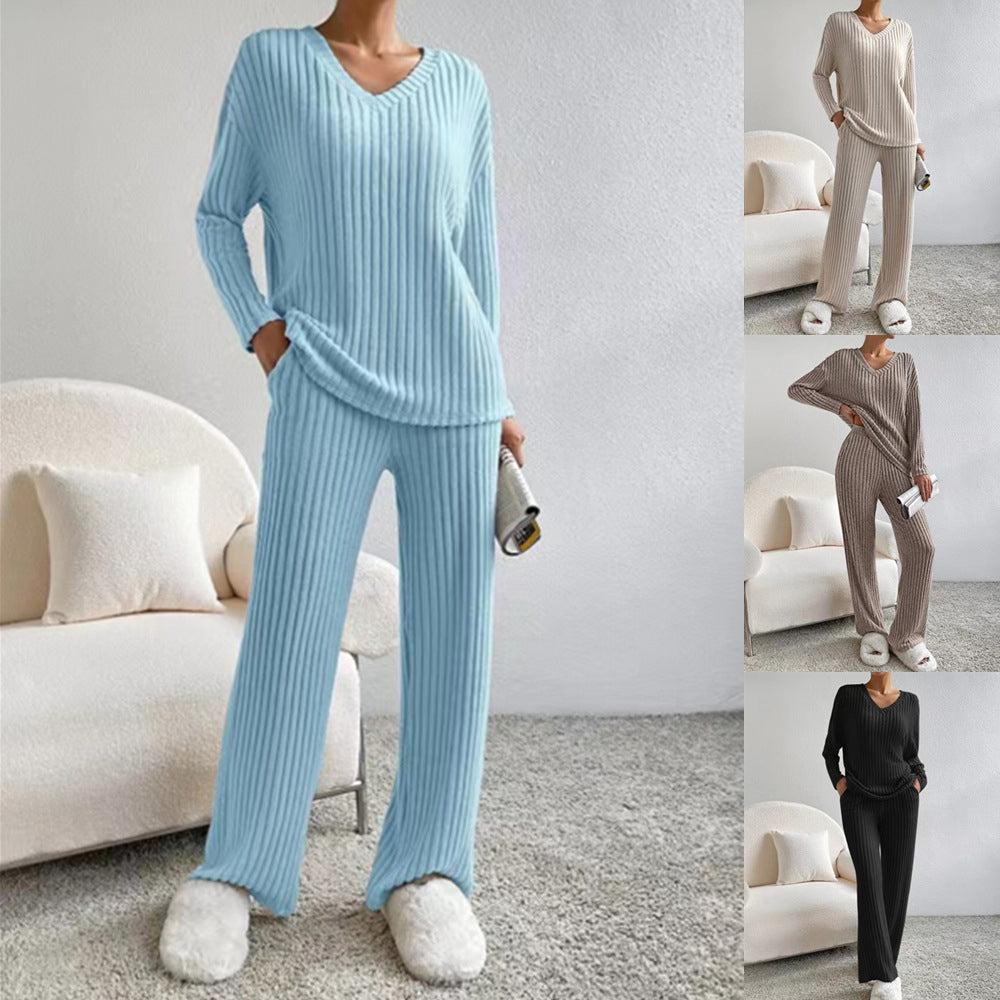 🎁 50% OFF 💗 CONJUNTO DE DUAS PEÇAS DE MALHA FEMININA PARA OUTONO E INVERNO, MODA, DIARIAMENTE 😘