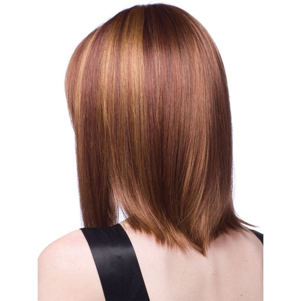 👩‍🦰Straight brown hair, medium length