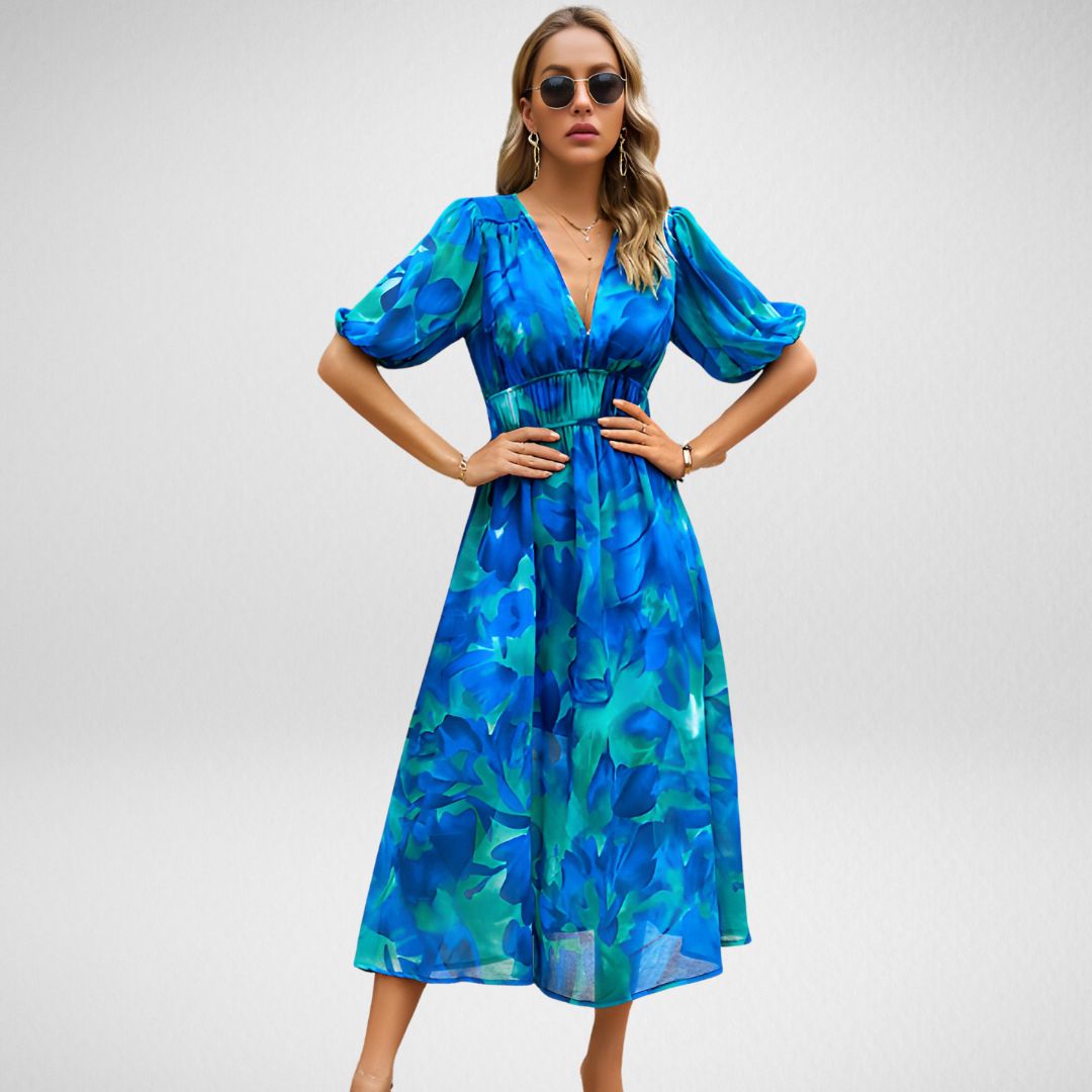 😍 Bold Garden Dress 🌼